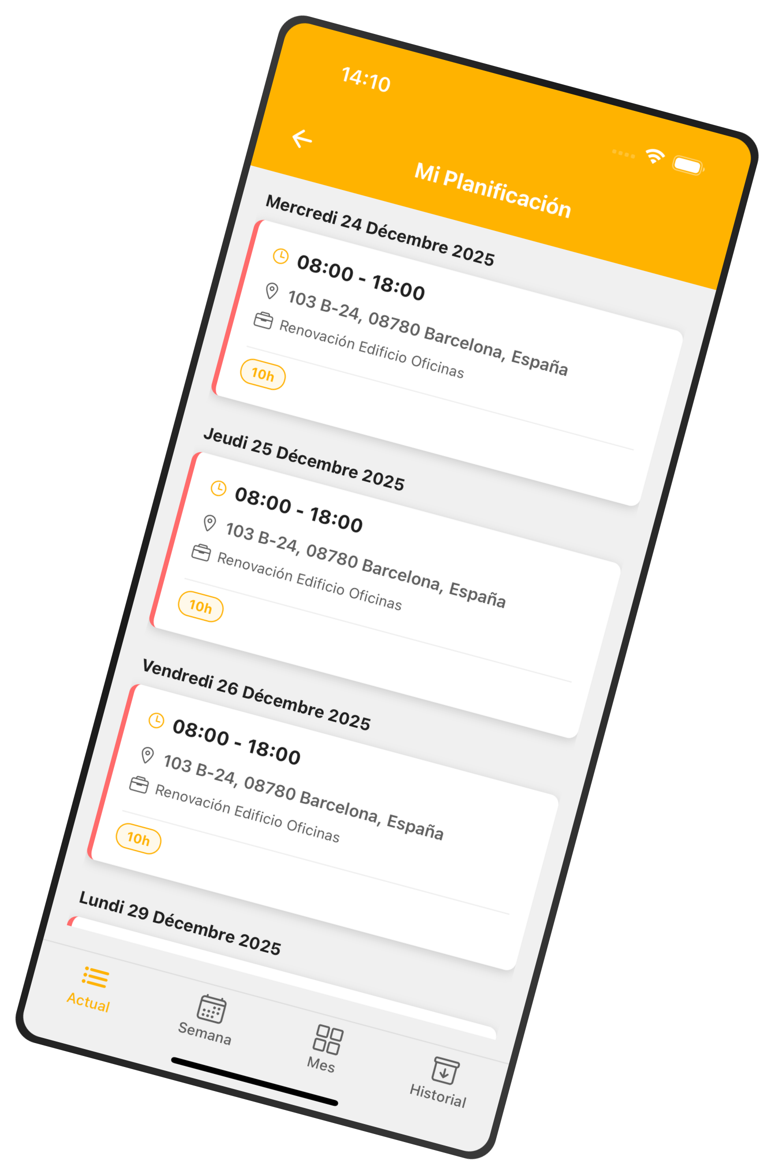 Planificación móvil