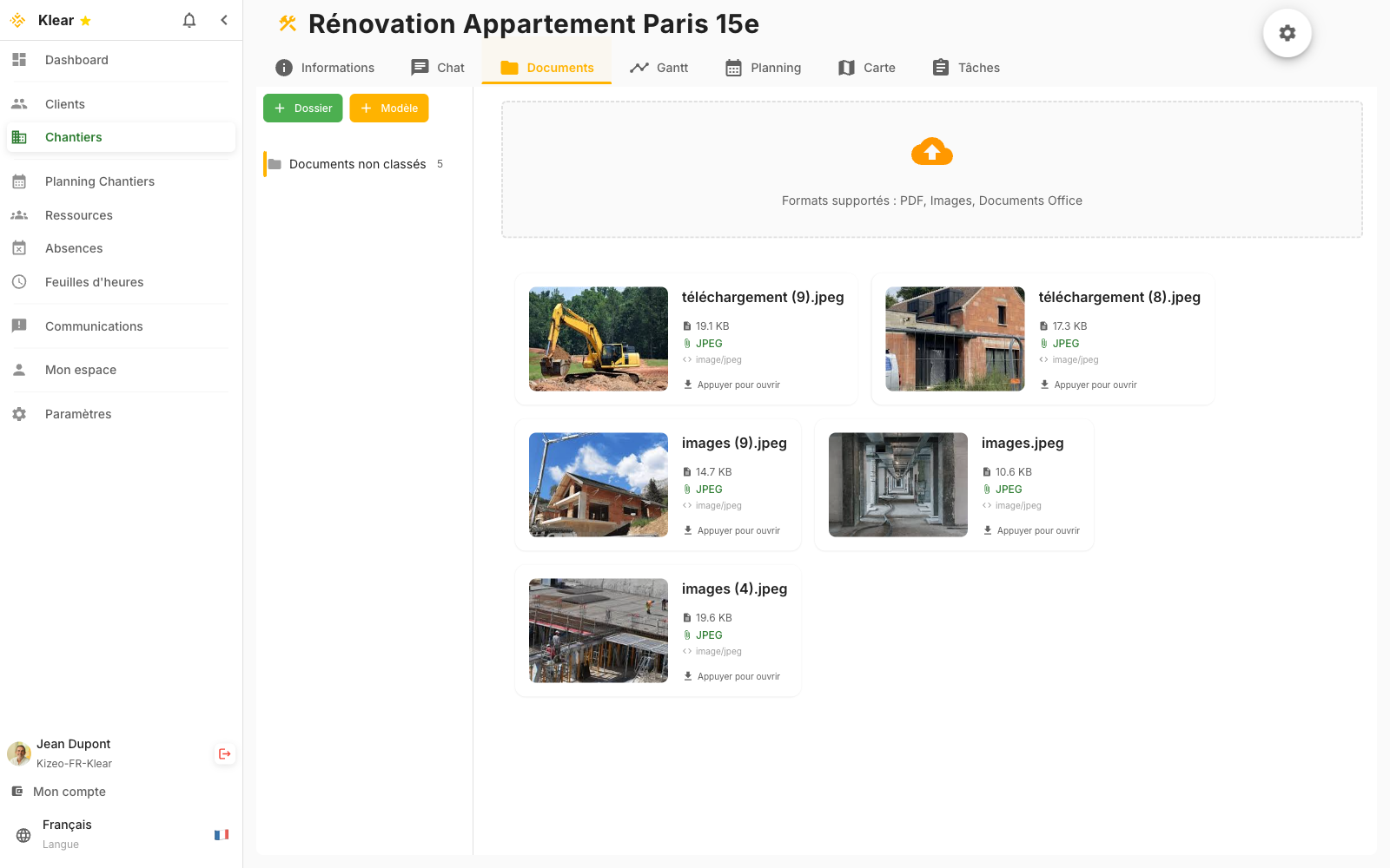 Documents accessibles