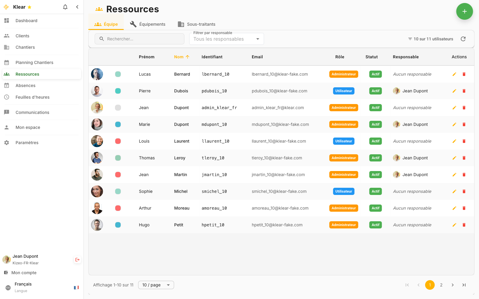 Pilotez votre activité