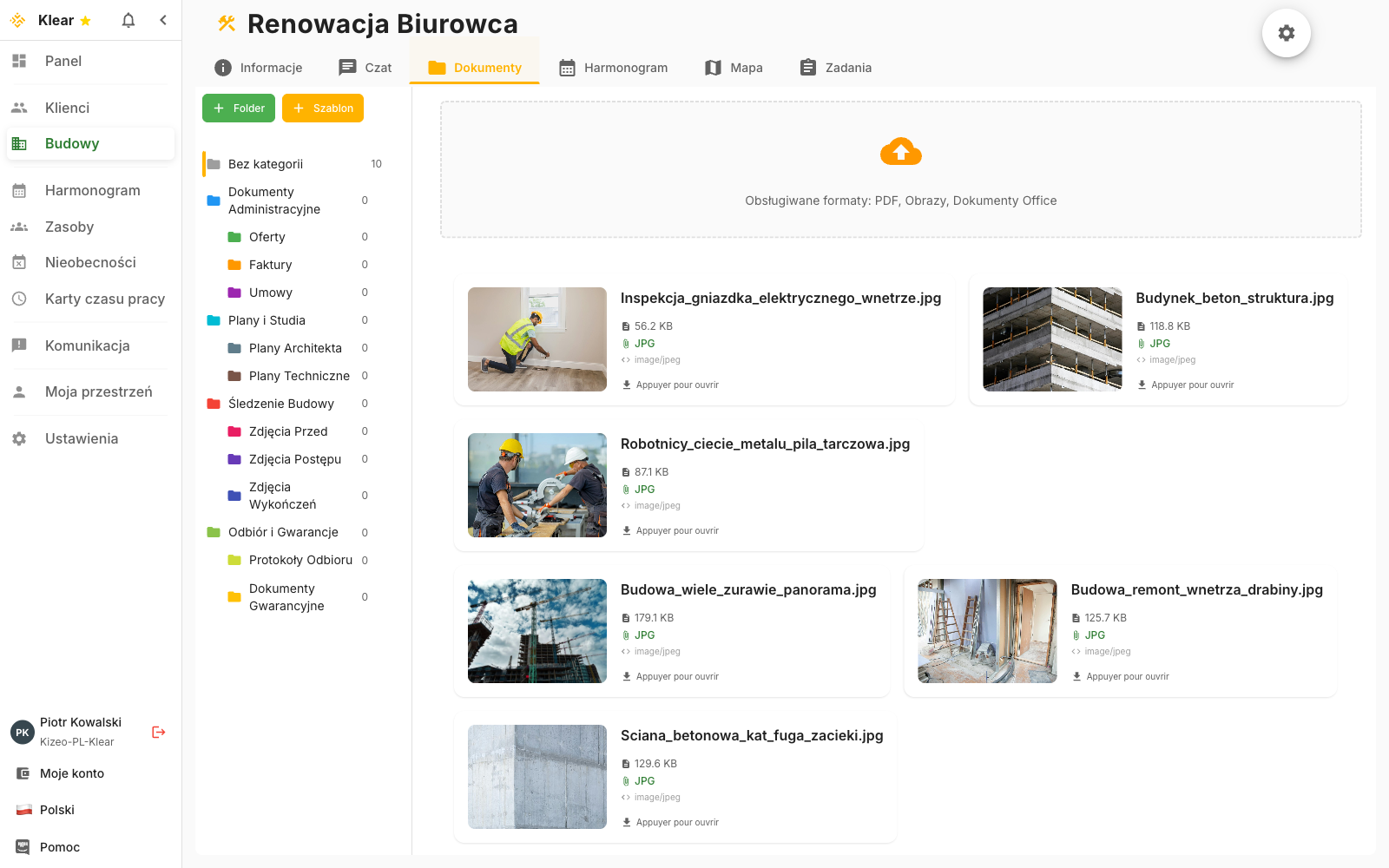 Dokumenty projektowe